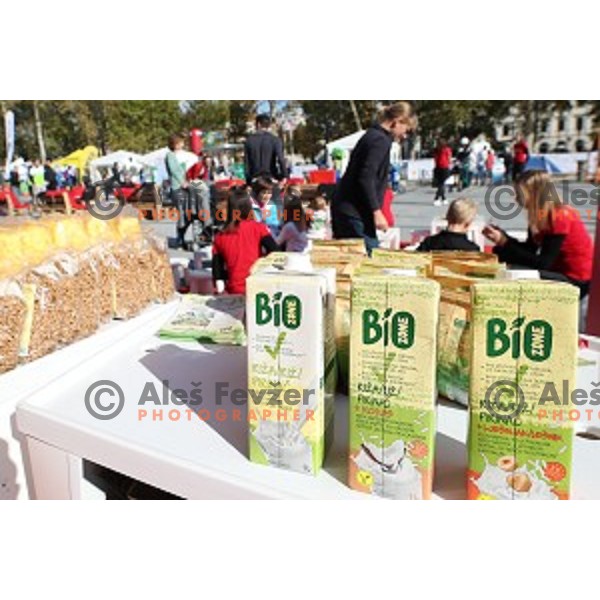 Olympic festival in Ljubljana Congress Square during European Week of Sports on September 30, 2017