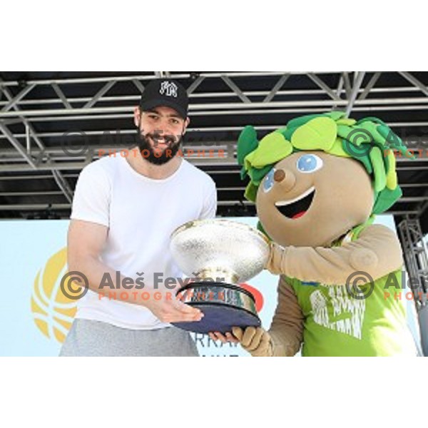 Olympic festival in Ljubljana Congress Square during European Week of Sports on September 30, 2017
