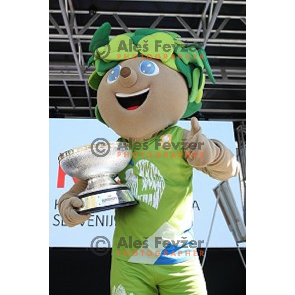 Olympic festival in Ljubljana Congress Square during European Week of Sports on September 30, 2017