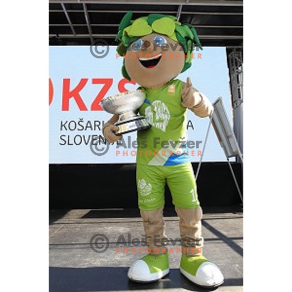 Olympic festival in Ljubljana Congress Square during European Week of Sports on September 30, 2017