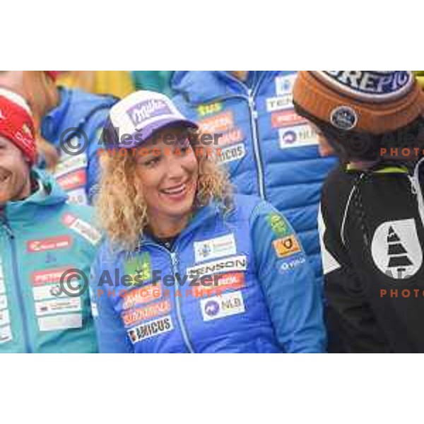 Ilka Stuhec at Slovenia Ski teams presentation at Pokljuka on October 4, 2017