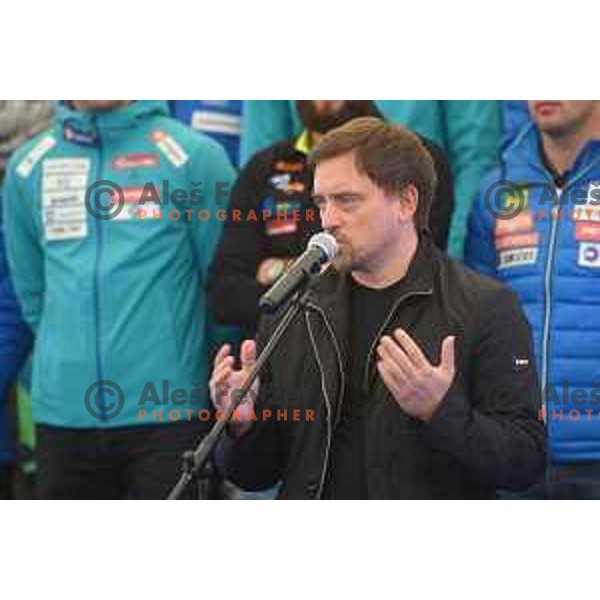 Slovenia Ski teams presentation at Pokljuka on October 4, 2017