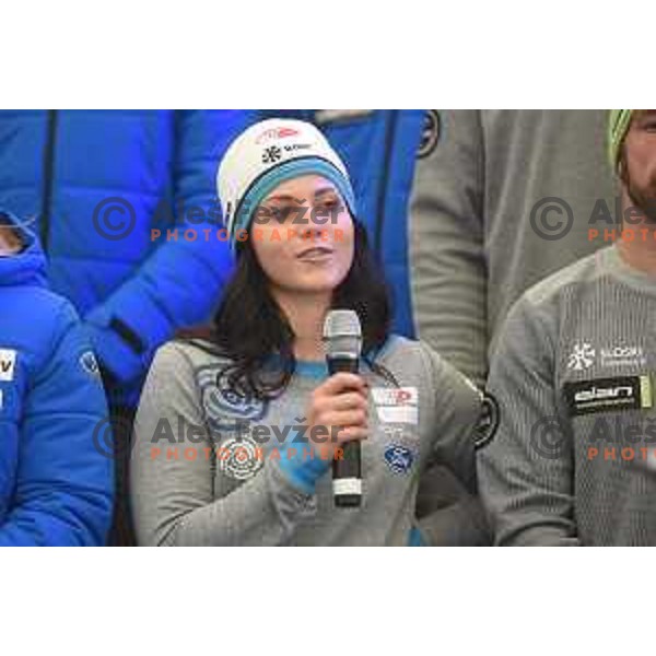 Slovenia Ski teams presentation at Pokljuka on October 4, 2017