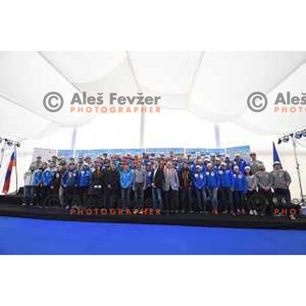 Slovenia Ski teams presentation at Pokljuka on October 4, 2017