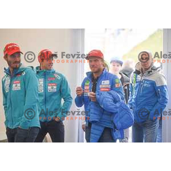 Slovenia Ski teams presentation at Pokljuka on October 4, 2017