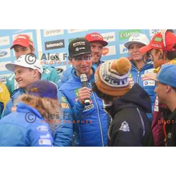 Klemen Kosi at Slovenia Ski teams presentation at Pokljuka on October 4, 2017