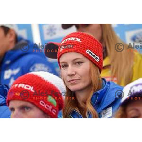 Ana Drev at Slovenia Ski teams presentation at Pokljuka on October 4, 2017