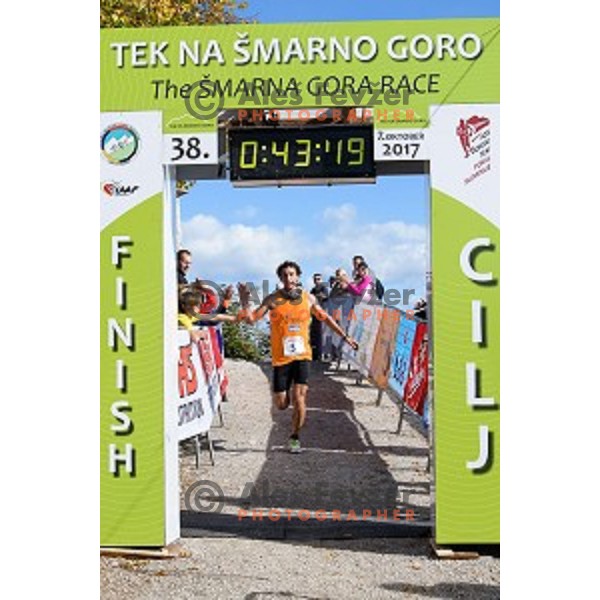 Cesare Maerstri during the 38.Smarna gora race, WMRA World Cup Final, 07.10.2017 , Smarna Gora, Ljubljana, Slovenia