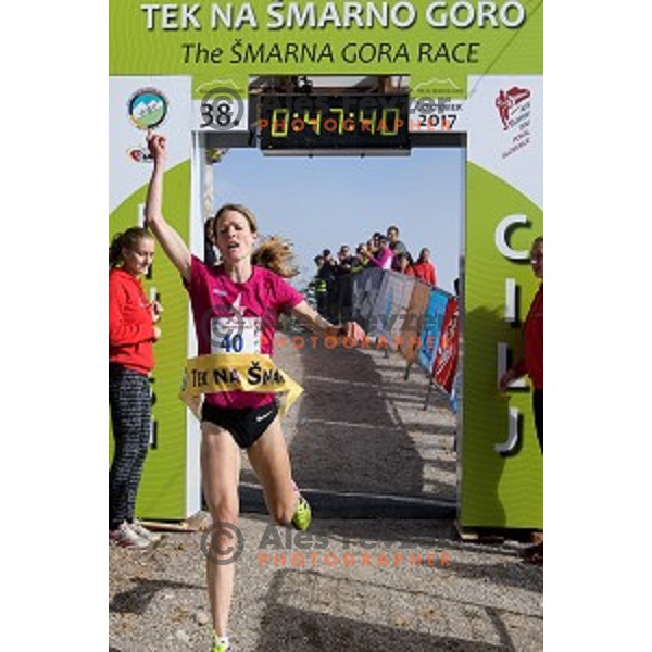 Andrea Mayr during the 38.Smarna gora race, WMRA World Cup Final, 07.10.2017 , Smarna Gora, Ljubljana, Slovenia