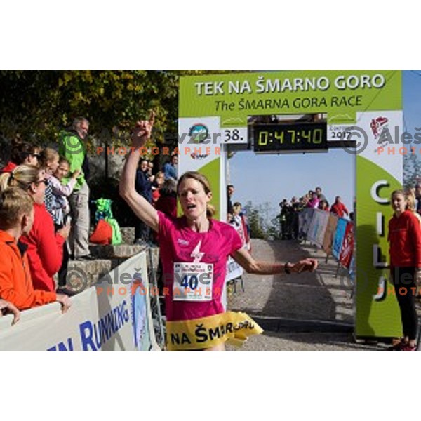 Andrea Mayr during the 38.Smarna gora race, WMRA World Cup Final, 07.10.2017 , Smarna Gora, Ljubljana, Slovenia