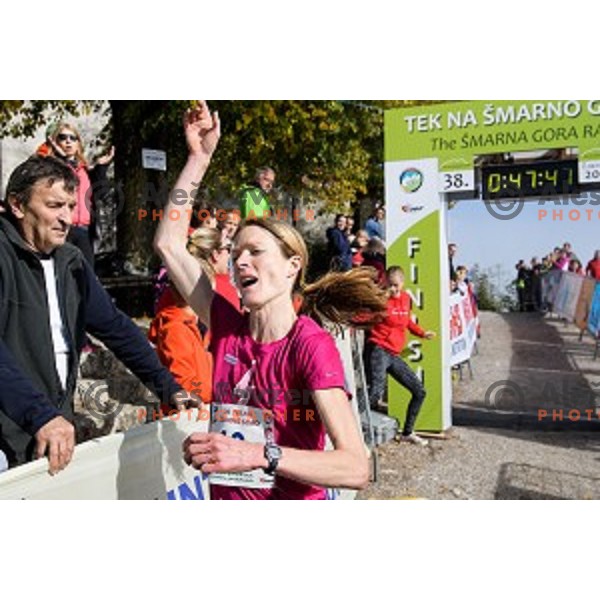 Andrea Mayr during the 38.Smarna gora race, WMRA World Cup Final, 07.10.2017 , Smarna Gora, Ljubljana, Slovenia