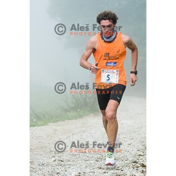 Cesare Maerstri during the 38.Smarna gora race, WMRA World Cup Final, 07.10.2017 , Smarna Gora, Ljubljana, Slovenia