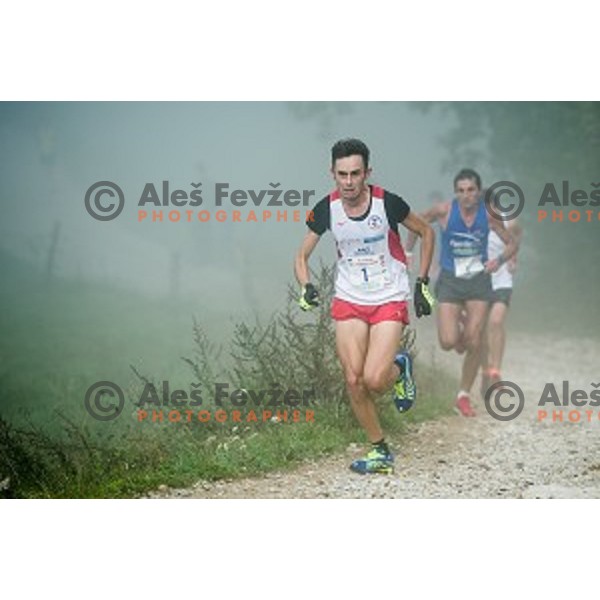 Alex Baldaccini during the 38.Smarna gora race, WMRA World Cup Final, 07.10.2017 , Smarna Gora, Ljubljana, Slovenia