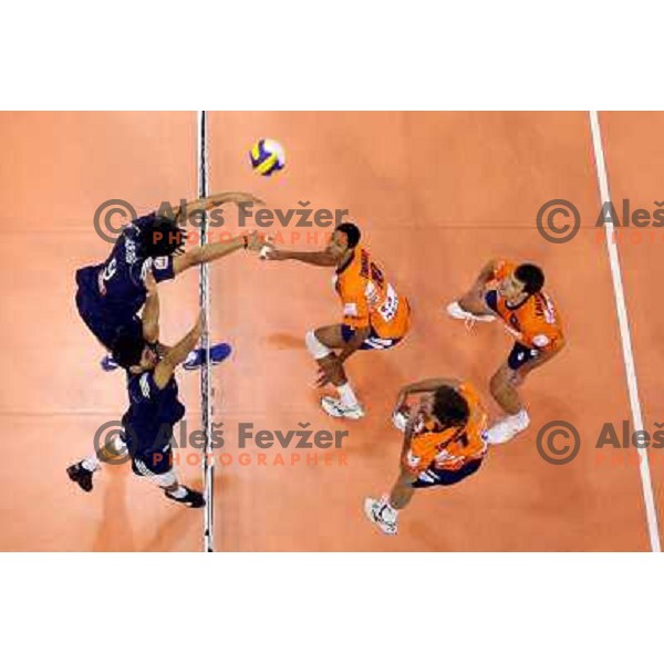 Thomas at volleyballl game ACH Volley Bled-Paris Volley in Indesit European Champions league, played in Ljubljana, Slovenia 12.12.2007. Photo by Ales Fevzer 