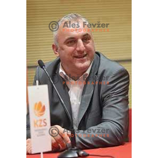 KZS press conference before start of Nova KBM League 2017/2018 in Ljubljana, Slovenia on October 13, 2017