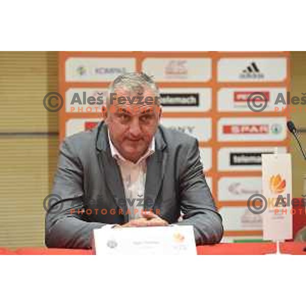 KZS press conference before start of Nova KBM League 2017/2018 in Ljubljana, Slovenia on October 13, 2017