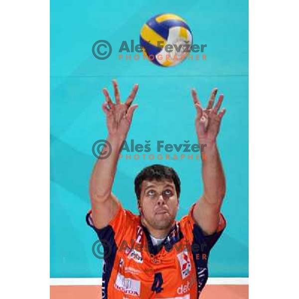 Taliaferro at volleyballl game ACH Volley Bled-Paris Volley in Indesit European Champions league, played in Ljubljana, Slovenia 12.12.2007. Photo by Ales Fevzer 
