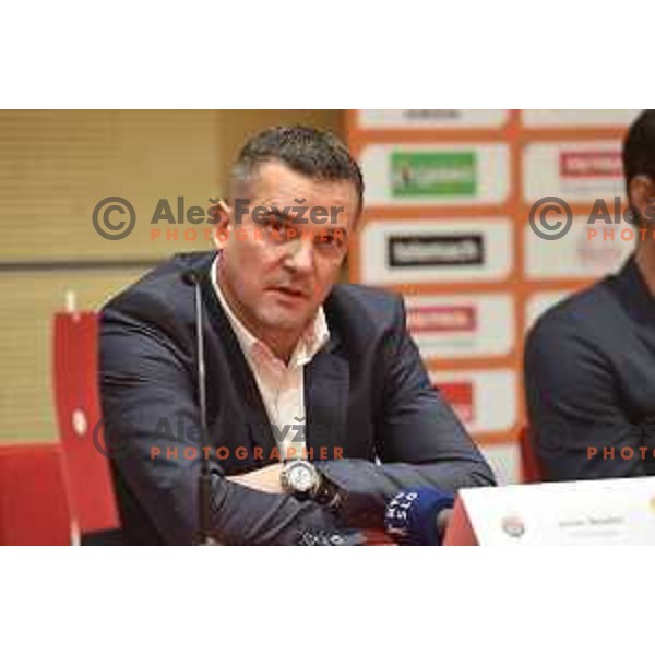 KZS press conference before start of Nova KBM League 2017/2018 in Ljubljana, Slovenia on October 13, 2017