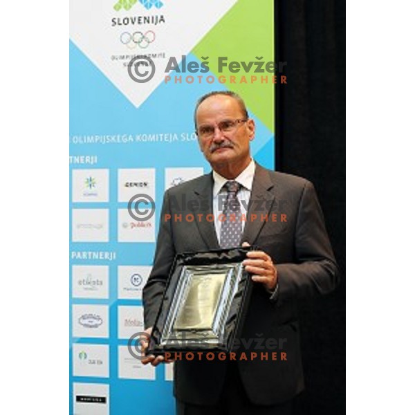 Peter Slapar at 26th Anniversary of Slovenia Olympic Committee in Hotel Union, Ljubljana on October 13, 2017