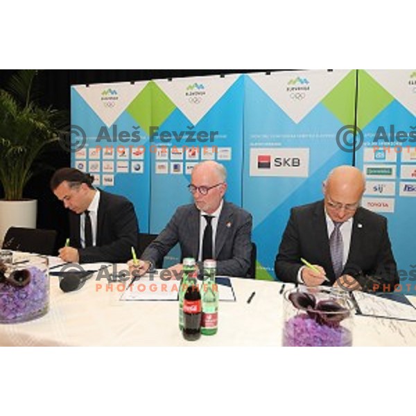 Bogdan Gabrovec during 26th Anniversary of Slovenia Olympic Committee in Hotel Union, Ljubljana on October 13, 2017