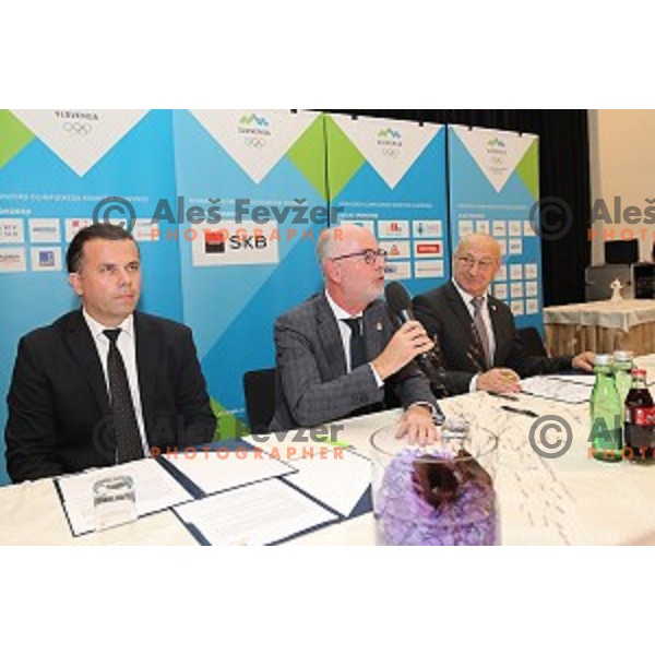 Bogdan Gabrovec during 26th Anniversary of Slovenia Olympic Committee in Hotel Union, Ljubljana on October 13, 2017