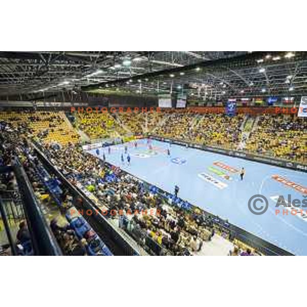 General view during EHF Champions League match between Celje PL (Slovenia) and Meshkov Brest (Belarus) in Zlatorog Hall, Celje on October 14th, 2017