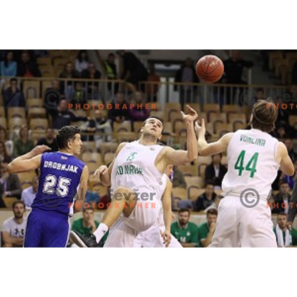 Ljubomir Madenovski of Ilirija in action during Nova KBM league basketball match between Ilirija and Rogaska in Tivoli Hall, Ljubljana, Slovenia on October 14, 2017