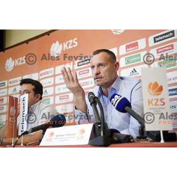 Rado Trifunovic, head coach of Slovenian Basketball Team during press conference KZS in Ljubljana on October 19, 2017