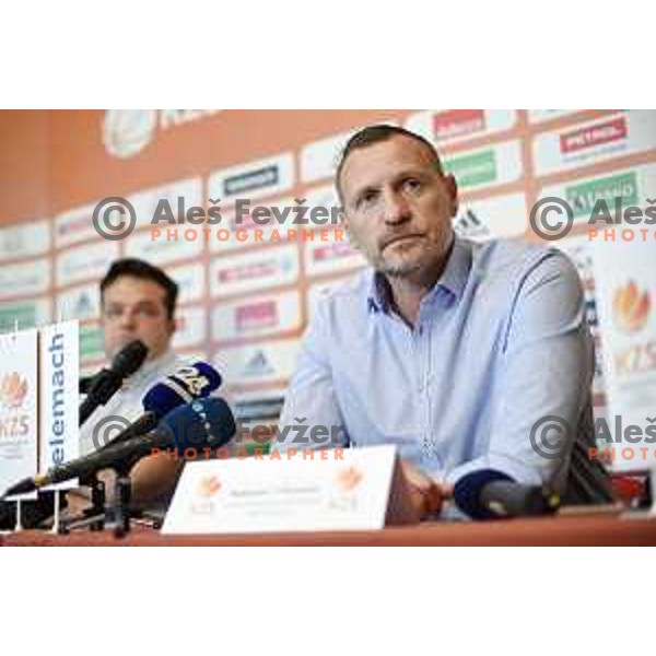 Rado Trifunovic, head coach of Slovenian Basketball Team during press conference KZS in Ljubljana on October 19, 2017