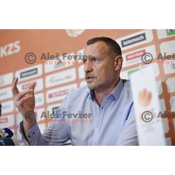 Rado Trifunovic, head coach of Slovenian Basketball Team during press conference KZS in Ljubljana on October 19, 2017