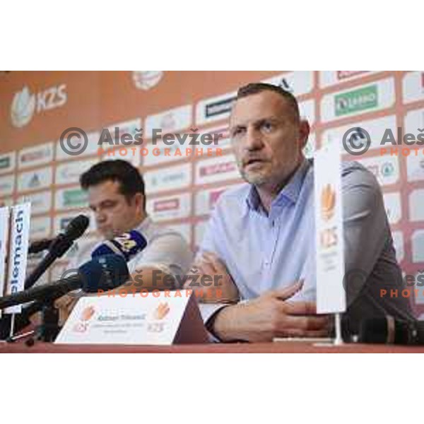 Rado Trifunovic, head coach of Slovenian Basketball Team during press conference KZS in Ljubljana on October 19, 2017