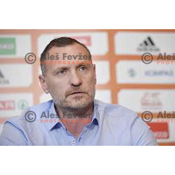Rado Trifunovic, head coach of Slovenian Basketball Team during press conference KZS in Ljubljana on October 19, 2017