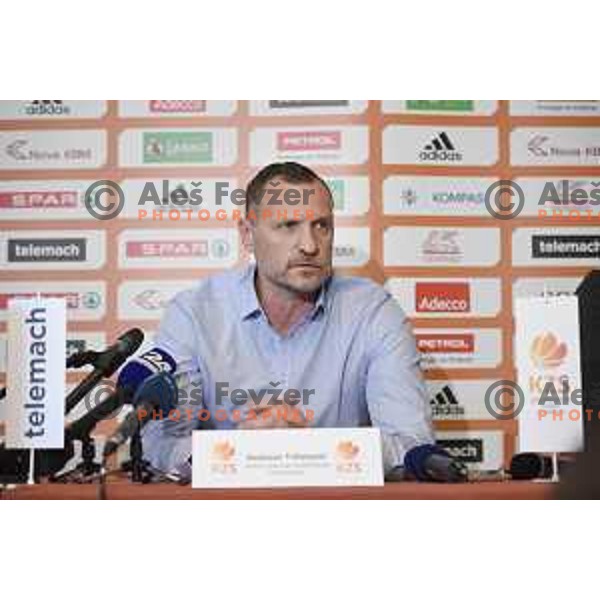 Rado Trifunovic, head coach of Slovenian Basketball Team during press conference KZS in Ljubljana on October 19, 2017
