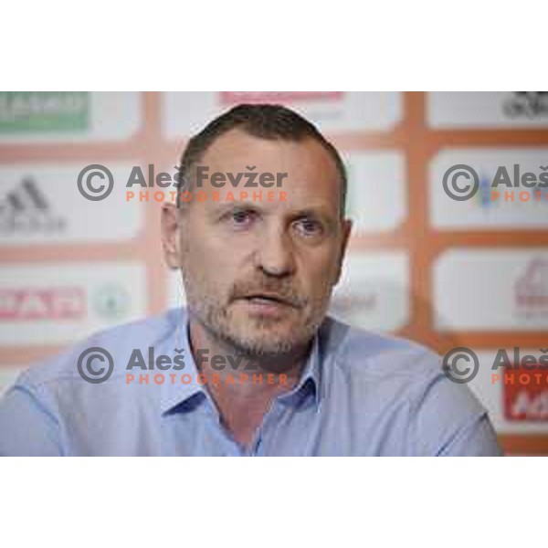Rado Trifunovic, head coach of Slovenian Basketball Team during press conference KZS in Ljubljana on October 19, 2017