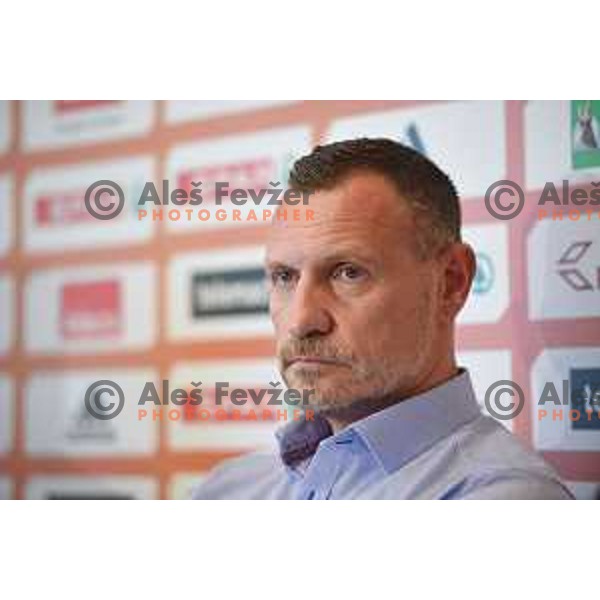 Rado Trifunovic, head coach of Slovenian Basketball Team during press conference KZS in Ljubljana on October 19, 2017