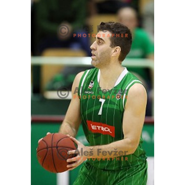 action during Nova KBM league basketball match between Zlatorog Lasko and Petrol Olimpija in Tri Lilije Hall, Lasko, Slovenia on October 27 ,2017