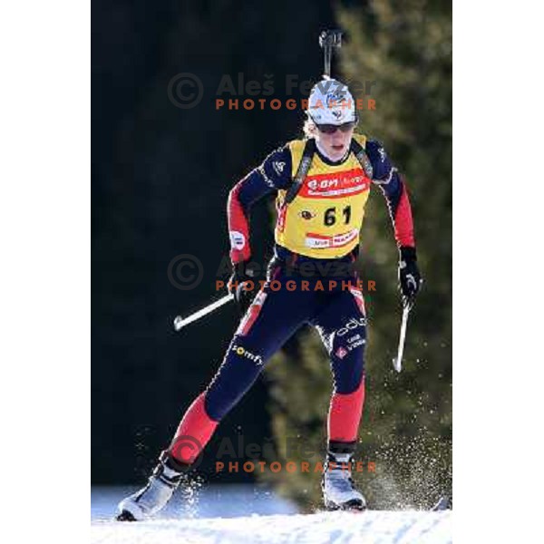 Sandrine Bailly (FRA) at E.on Ruhrgas IBU World Cup biathlon race on 15 km 13.12.2007, Pokljuka, Slovenia. Photo by Ales Fevzer 