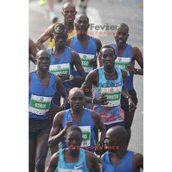 Kimutai (KEN), winner of Ljubljana Marathon on October 29, 2017