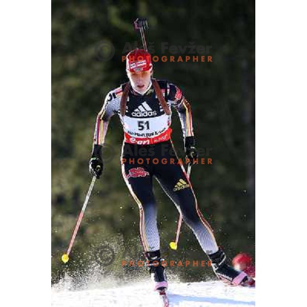Sabrina Bucholz (GER) at E.on Ruhrgas IBU World Cup biathlon race on 15 km 13.12.2007, Pokljuka, Slovenia. Photo by Ales Fevzer 