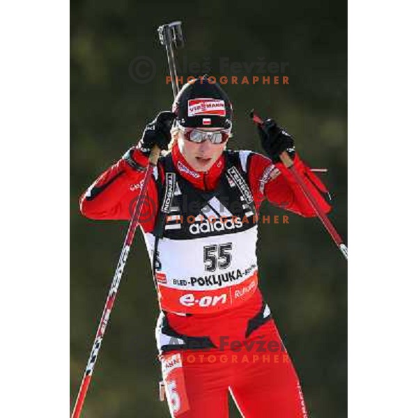 Krystina Palka (POL) at E.on Ruhrgas IBU World Cup biathlon race on 15 km 13.12.2007, Pokljuka, Slovenia. Photo by Ales Fevzer 