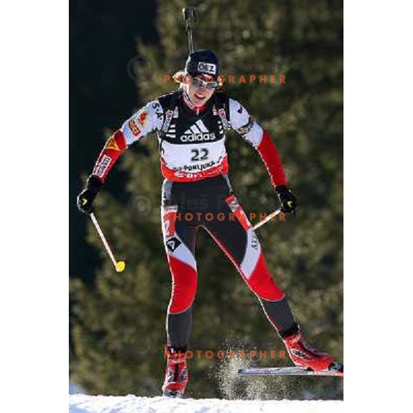Zuzana Tryznova (CZE) at E.on Ruhrgas IBU World Cup biathlon race on 15 km 13.12.2007, Pokljuka, Slovenia. Photo by Ales Fevzer 