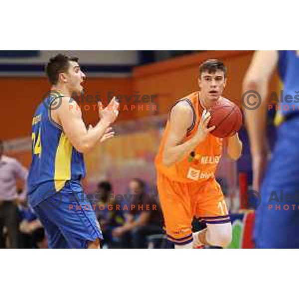 action during Nova KBM league basketball match between Helios Suns and Hopsi Polzela in Domzale Sports Hall, Slovenia on November 4, 2017