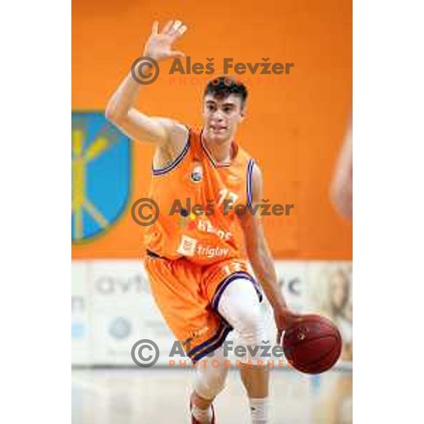 action during Nova KBM league basketball match between Helios Suns and Hopsi Polzela in Domzale Sports Hall, Slovenia on November 4, 2017