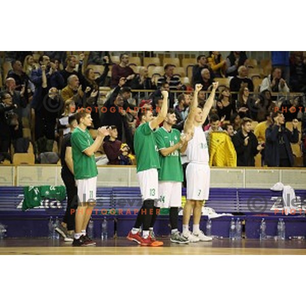 action during Nova KBM league basketball match between Ilirija and Krka in Tivoli Hall, Ljubljana, Slovenia on November 4, 2017