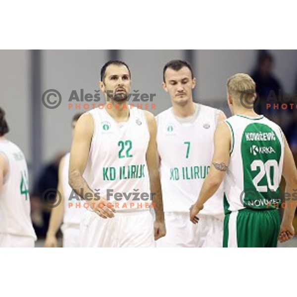 action during Nova KBM league basketball match between Ilirija and Krka in Tivoli Hall, Ljubljana, Slovenia on November 4, 2017