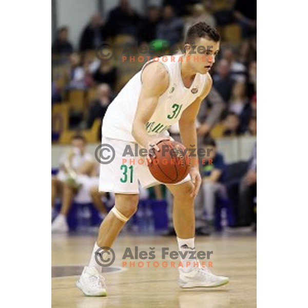 action during Nova KBM league basketball match between Ilirija and Krka in Tivoli Hall, Ljubljana, Slovenia on November 4, 2017