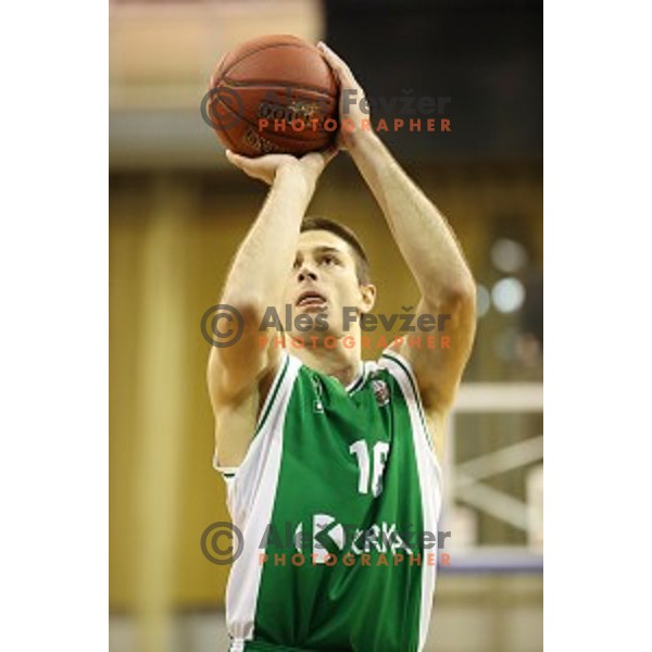 action during Nova KBM league basketball match between Ilirija and Krka in Tivoli Hall, Ljubljana, Slovenia on November 4, 2017