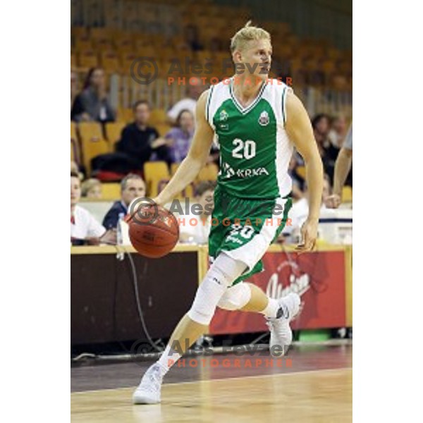 action during Nova KBM league basketball match between Ilirija and Krka in Tivoli Hall, Ljubljana, Slovenia on November 4, 2017