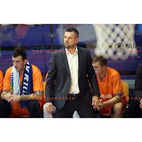 action during Nova KBM league basketball match between Helios Suns and Hopsi Polzela in Domzale Sports Hall, Slovenia on November 4, 2017
