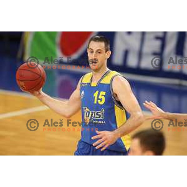 action during Nova KBM league basketball match between Helios Suns and Hopsi Polzela in Domzale Sports Hall, Slovenia on November 4, 2017